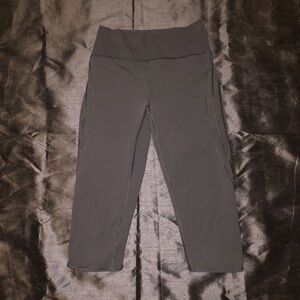 Lululemon Athletica Black Crop Leggings | Mesh sides